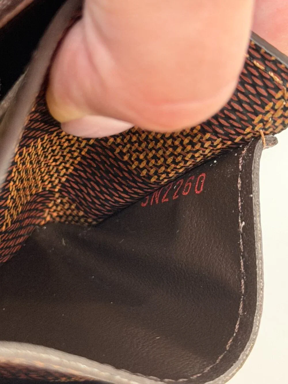 Louis Vuitton 2020 France Brown Damier Sarah Flap Wallet AS IS